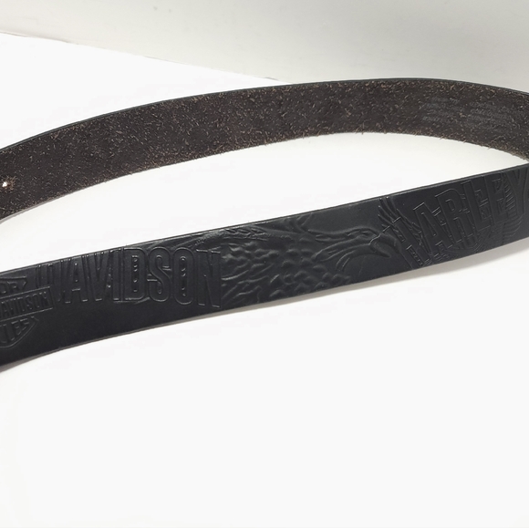 Harley Davidson Belt Buckle And Belt 2006 Red - Picture 5 of 9